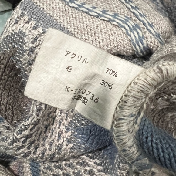 FINAL SALE Vintage Sao Tiago Knit Geometric Sweater - Picture 7 of 7